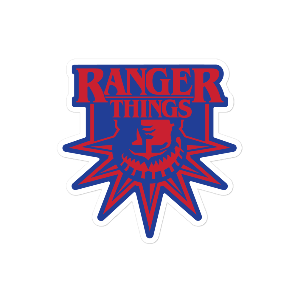 Rangers Things Sticker