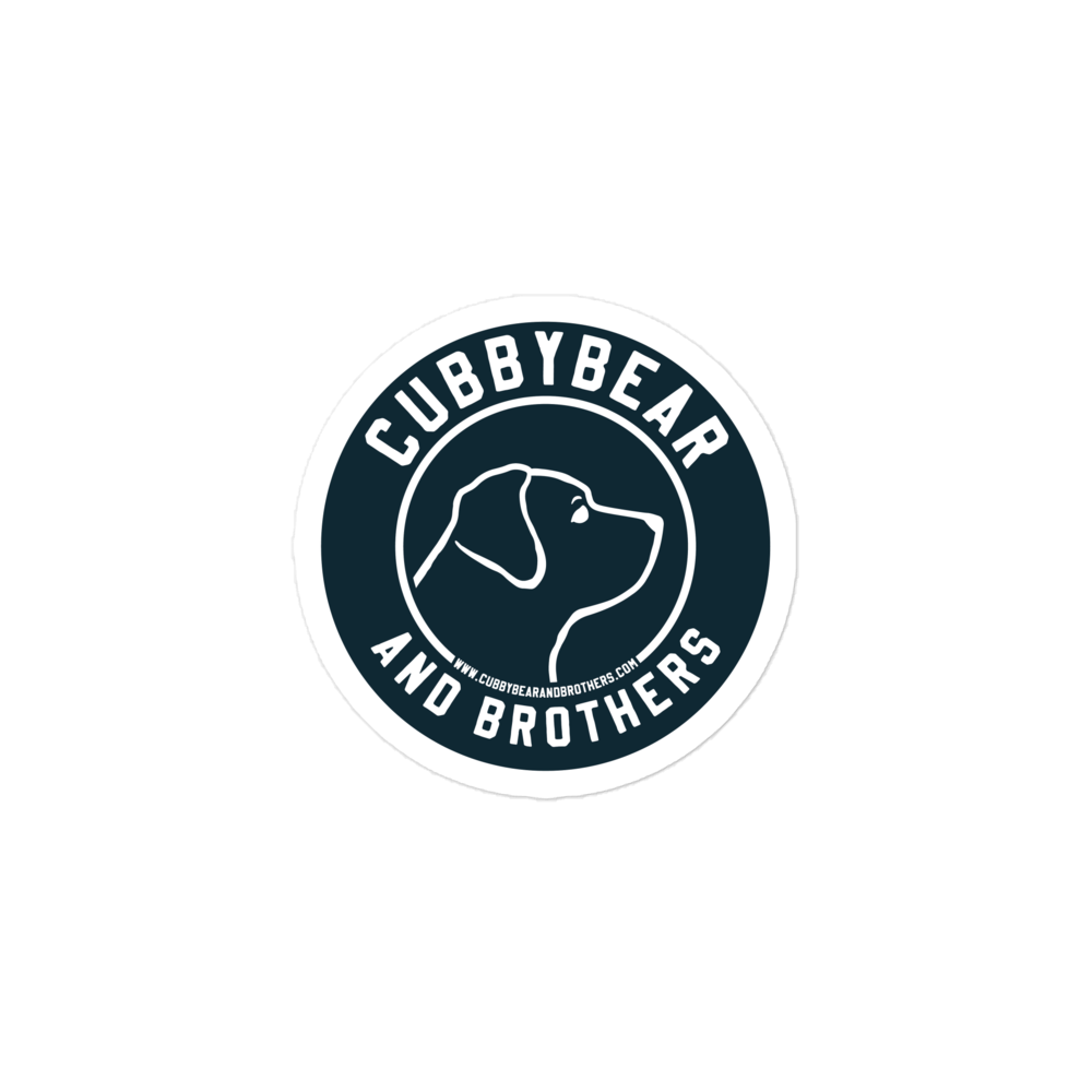 Cubbybear & Brothers Brand Sticker