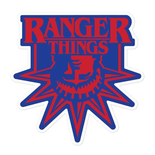 Rangers Things Sticker