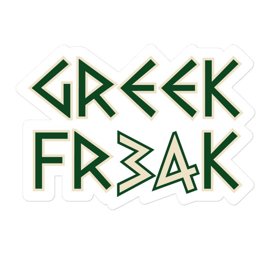 Greek Freak Sticker