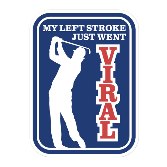 Left Stroke Sticker